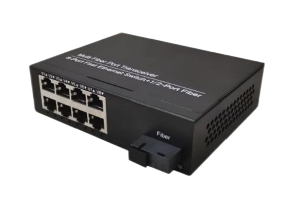 百兆1光8电商业级收发器