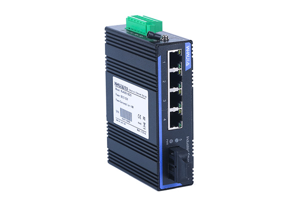 百兆1光4电工业交换机