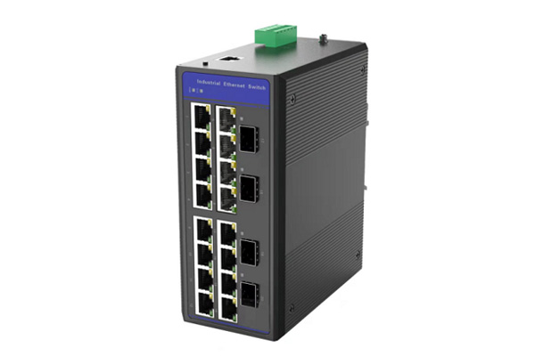 网管千兆4光16电工业以太网POE交换机