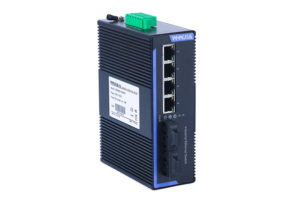 百兆2光4电工业交换机