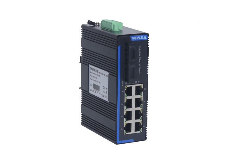 百兆2光8电工业交换机